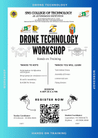 Drone Technology and its Applications 2023 Workshop Poster